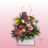 Centro silvestre con rosas y gerberas - Floristería Sayde 1 CENTRO SILVESTRE CON ROSAS Y GERBERAS