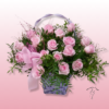 CESTA CON ROSAS ROSAS - FLORISTERIA SAYDE 2 Cesta con rosas rosas frescas