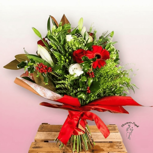 Ramo de flores Navidad