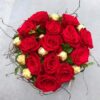 rosas con ferrero san valentin