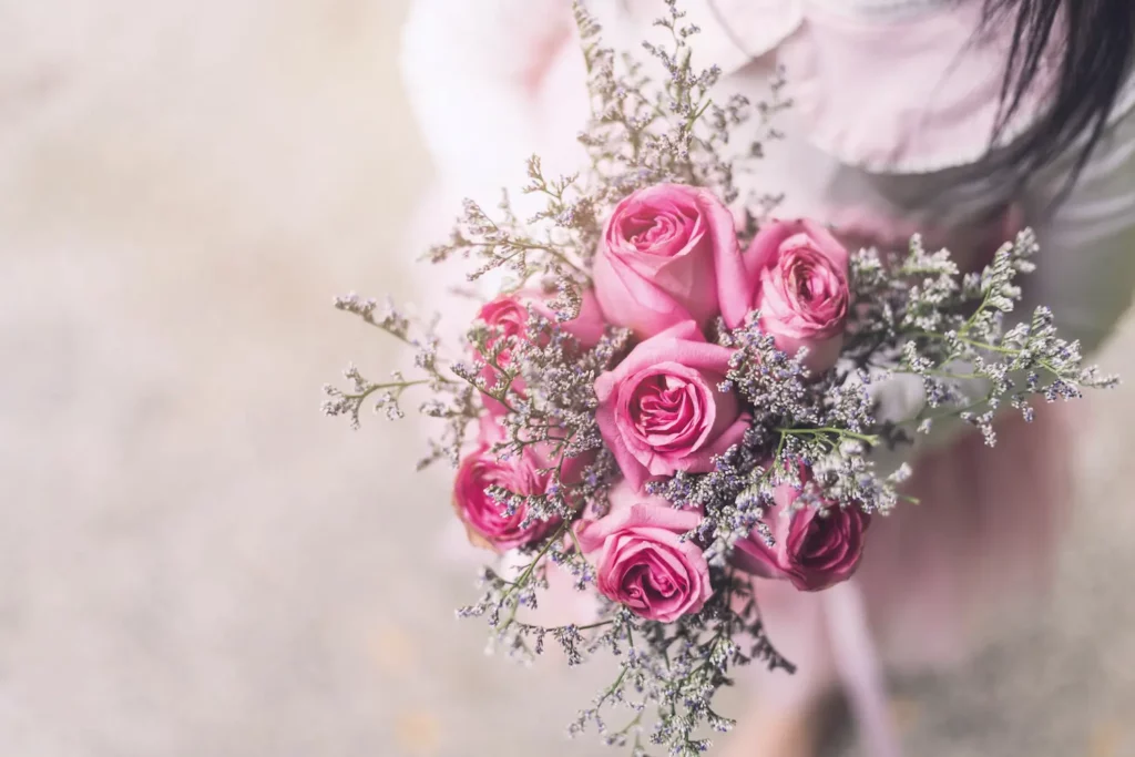 Ramo de rosas para bodas