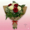 🌹 Ramo de Rosas Rojas y Blancas - Expresa Amor y Pureza con Elegancia 💕 2 Ramo de Rosas Rojas y Blancas