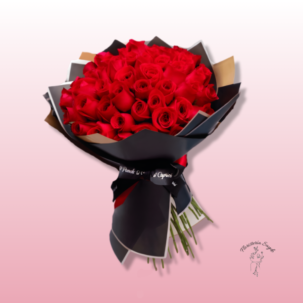ramo de 50 rosas
