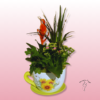 🌿 Centro de Plantas Naturales en Taza Vintage | Floristería Sayde | Zaragoza 1 Centro de plantas naturales