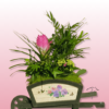 Carretilla Floral Artesanal – Arreglo Exclusivo con Flores Naturales 🌿🌸 2 Carretilla Floral Artesanal