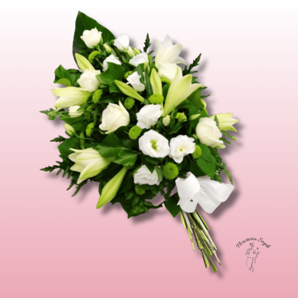 Ramo fúnebre blanco