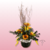 Centro de girasoles preservados en cesta – Floristería Sayde 3 Centro de girasoles preservados en cesta – Floristería Sayde