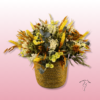 🌾 Centro de Flores Secas en Cesta Rústica – Elegancia Natural para tu Hogar 🌾 2 Centro de Flores Secas en Cesta Rústica