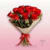Ramo de 12 rosas rojas