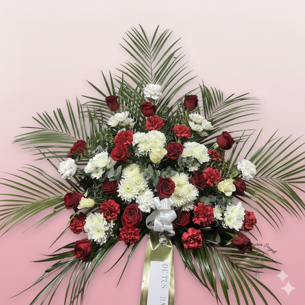 centro de flores para difuntos con rosas(1) centro de flores para difuntos con rosas