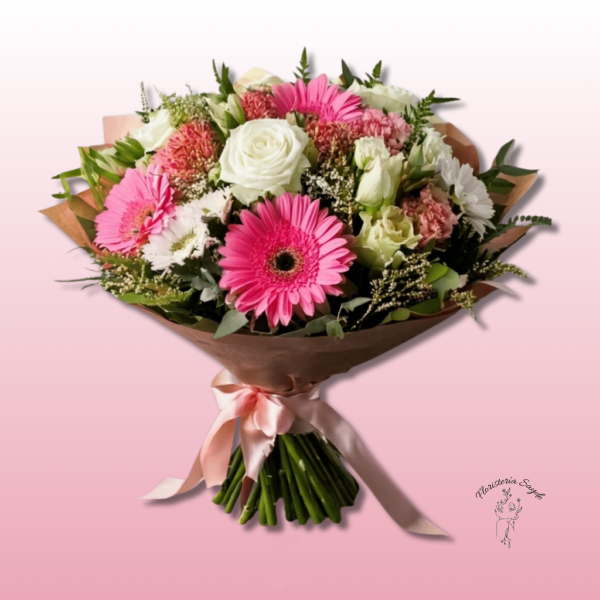 ramo silvestre con rosas