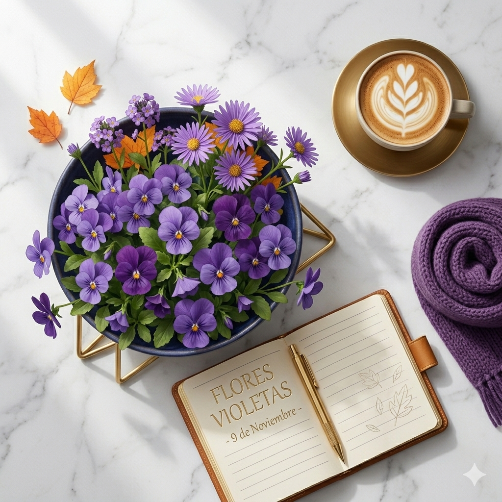 El significado oculto de regalar flores violetas el 9 de noviembre 2 El significado oculto de regalar flores violetas el 9 de noviembre 1