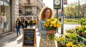 flores amarillas el 21 de marzo y 21 de septiembre